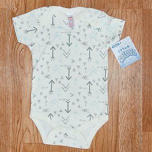 Arrow Printed Short Sleeved Bodysuit